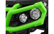 Quad ATV na akumulator dla dzieci Czarno-zielony + Koła EVA + Radio MP3 + LED + Wolny Start