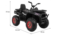 Pojazd Quad ATV Desert Czarny