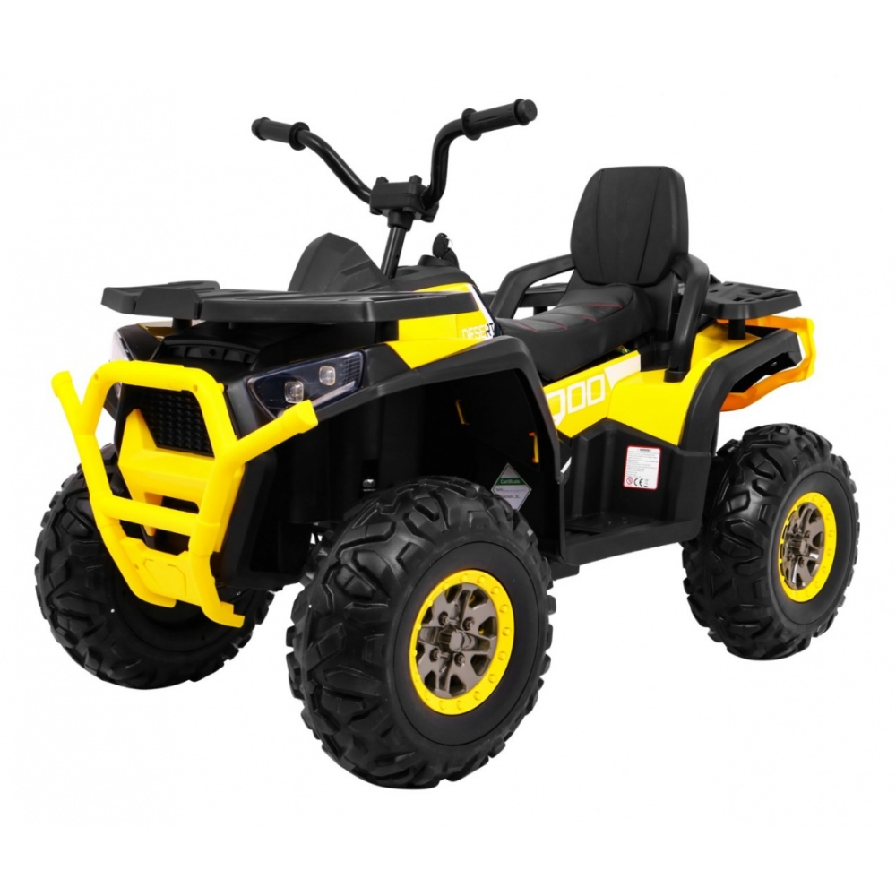Elektrinis keturratis ATV Desert, Yellow-Elektromobiliai vaikams, Keturračiai ir bagiai-e-vaikas
