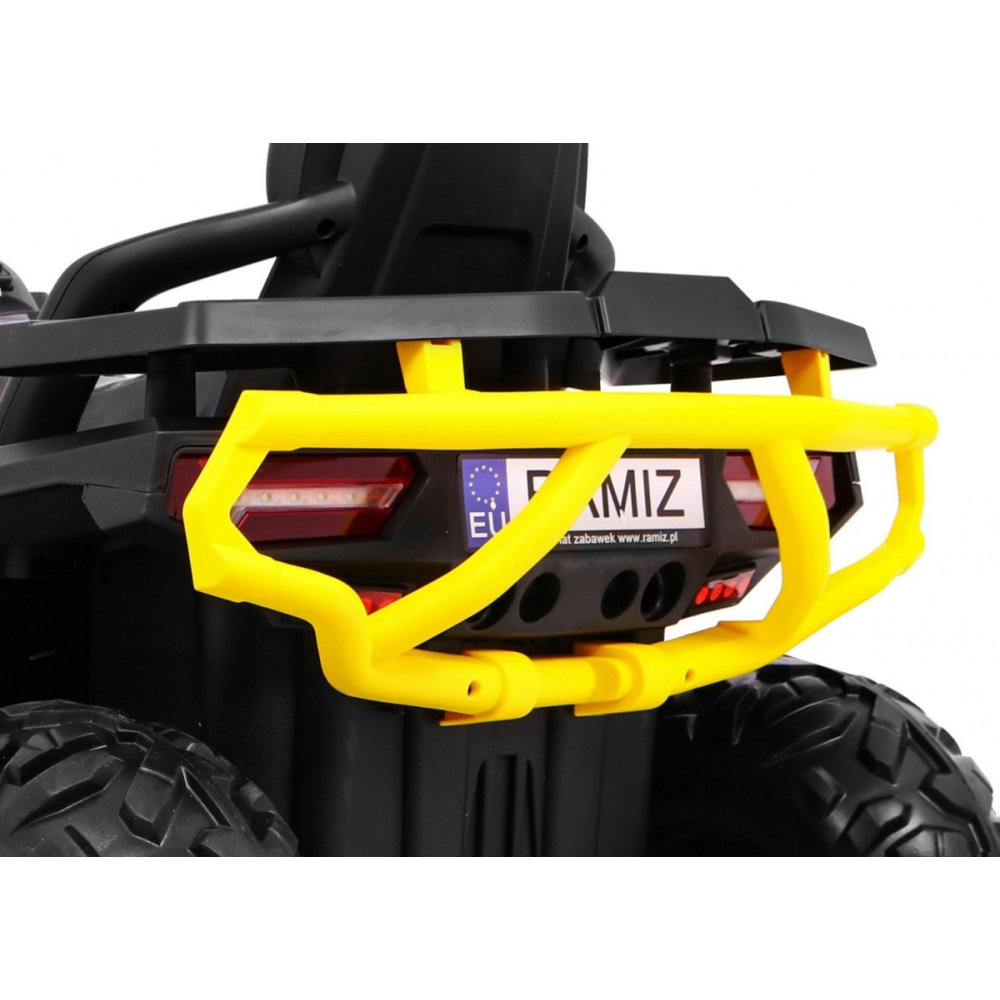 Elektrinis keturratis ATV Desert, Yellow-Elektromobiliai vaikams, Keturračiai ir bagiai-e-vaikas