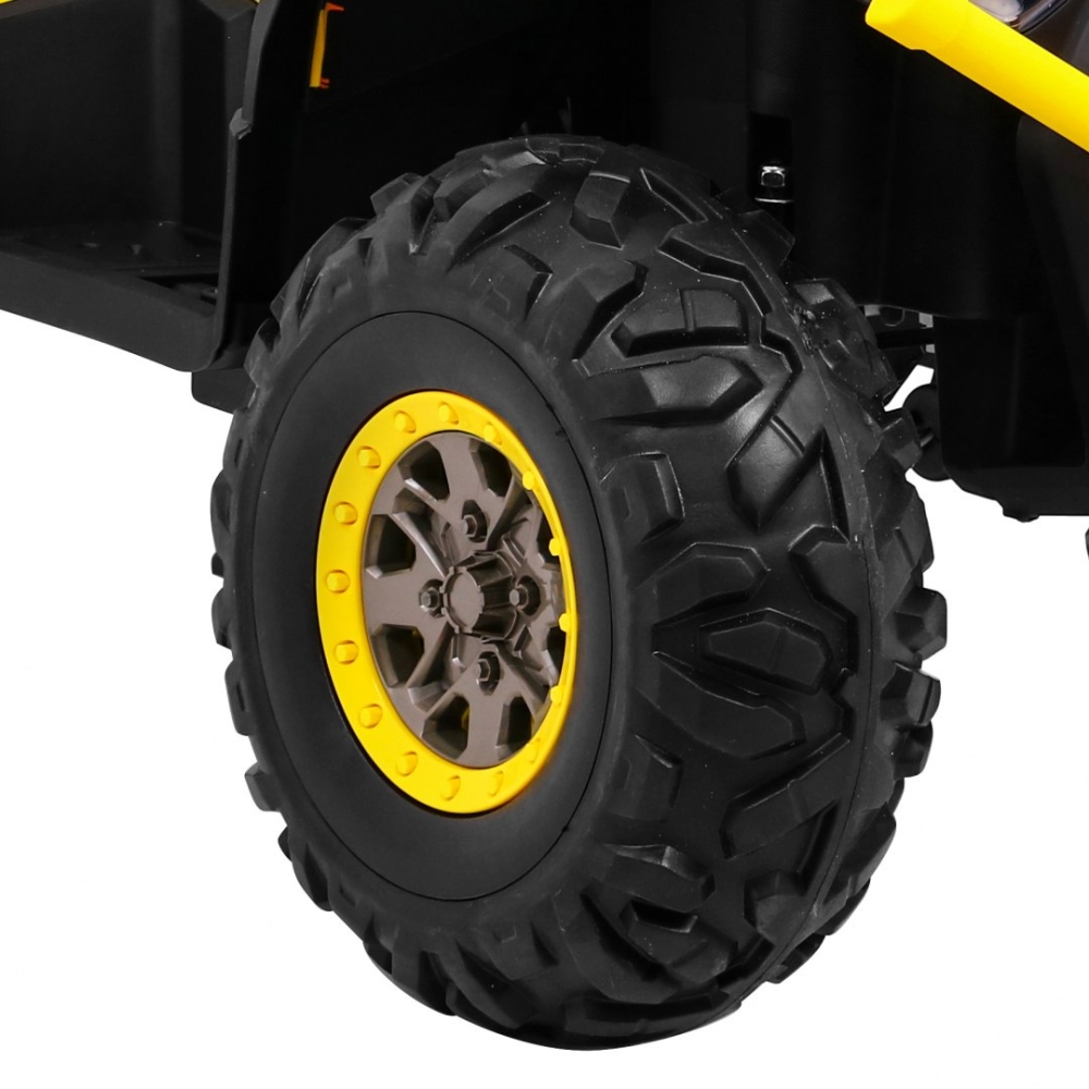 Elektrinis keturratis ATV Desert, Yellow-Elektromobiliai vaikams, Keturračiai ir bagiai-e-vaikas
