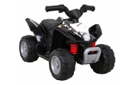 Quad Honda 250X TRX na akumulator Czarny + Klakson + LED + Ekoskóra