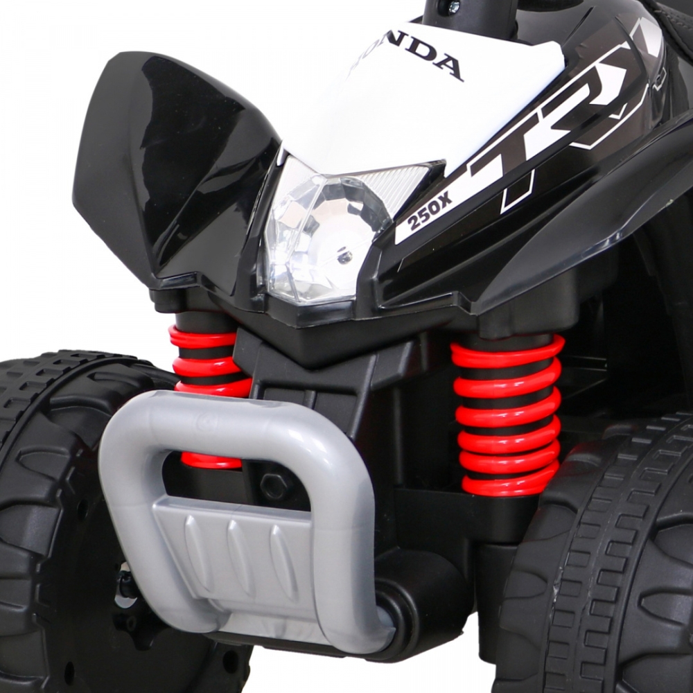 Elektrinis keturratis Honda 250X TRX, juodas-Elektromobiliai vaikams, Keturračiai ir bagiai-e-vaikas