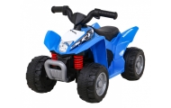 Quad Honda 250X TRX na akumulator Niebieski + Klakson + LED + Ekoskóra