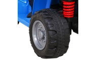 Quad Honda 250X TRX na akumulator Niebieski + Klakson + LED + Ekoskóra