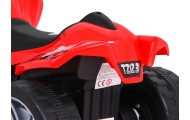 Quad Little Monster na akumulator dla najmłodszych Czerwony Napęd 25W