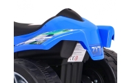 Quad Little Monster na akumulator dla najmłodszych Niebieski Napęd 25W