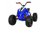 Quad Lucky Seven na akumulator Niebieski + Koła EVA + Wolny Start + LED + MP3 USB