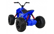 Quad Lucky Seven na akumulator Niebieski + Koła EVA + Wolny Start + LED + MP3 USB