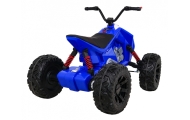 Quad Lucky Seven na akumulator Niebieski + Koła EVA + Wolny Start + LED + MP3 USB