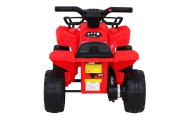 Quad Storm na akumulator dla dzieci Czerwony + Silnik 25W + MP3 USB + LED