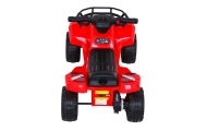 Quad Storm na akumulator dla dzieci Czerwony + Silnik 25W + MP3 USB + LED