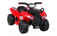 Quad Storm na akumulator dla dzieci Czerwony + Silnik 25W + MP3 USB + LED