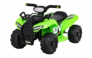 Quad Storm na akumulator dla dzieci Zielony + Silnik 25W + MP3 USB + LED