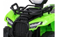 Quad Storm na akumulator dla dzieci Zielony + Silnik 25W + MP3 USB + LED