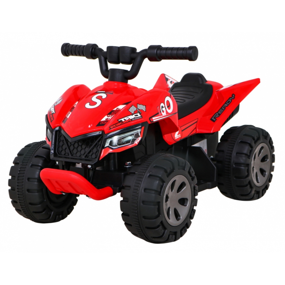 Elektrinis keturratis Quad The Fastest, Red-Elektromobiliai vaikams, Keturračiai ir bagiai-e-vaikas