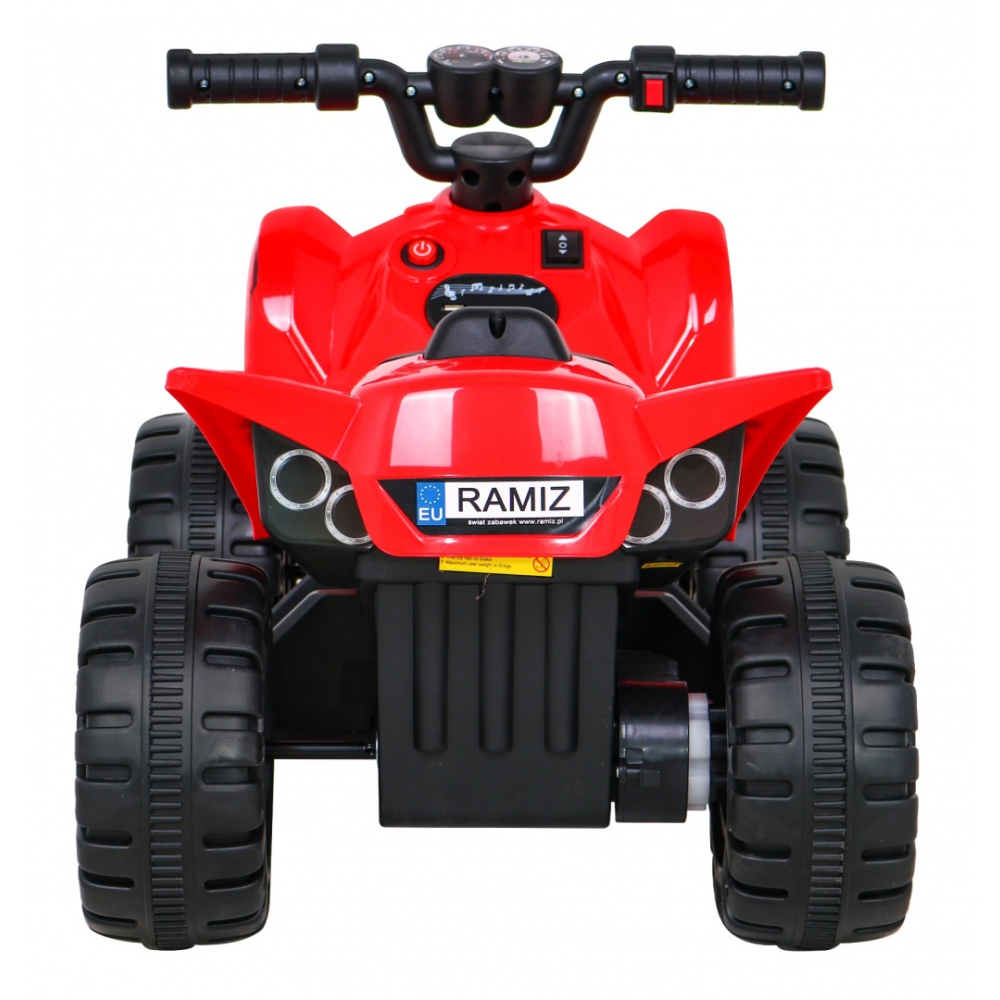 Elektrinis keturratis Quad The Fastest, Red-Elektromobiliai vaikams, Keturračiai ir bagiai-e-vaikas