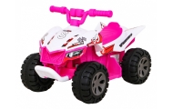 Quad The Fastest na akumulator dla dzieci Różowy + Silnik 25W