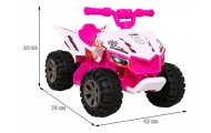 Elektrinis keturratis Quad The Fastest, Pink-Elektromobiliai vaikams, Keturračiai ir bagiai-e-vaikas