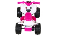Elektrinis keturratis Quad The Fastest, Pink-Elektromobiliai vaikams, Keturračiai ir bagiai-e-vaikas