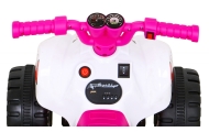 Elektrinis keturratis Quad The Fastest, Pink-Elektromobiliai vaikams, Keturračiai ir bagiai-e-vaikas