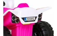 Elektrinis keturratis Quad The Fastest, Pink-Elektromobiliai vaikams, Keturračiai ir bagiai-e-vaikas