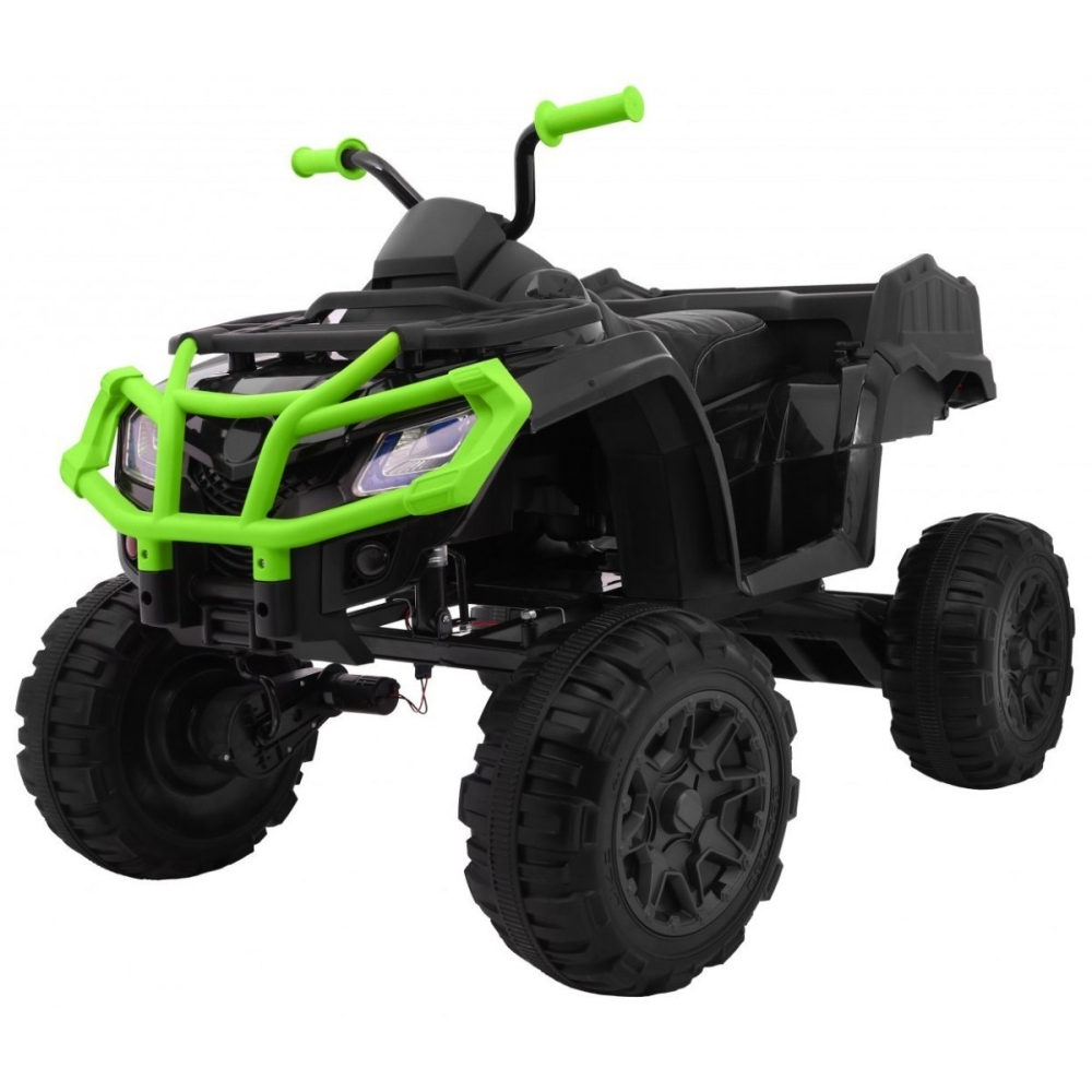 Elektrinis keturratis Quad XL ATV 2,4 GHz, Green/Black-Elektromobiliai vaikams, Keturračiai ir bagiai-e-vaikas