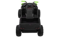 Quad XL ATV 2,4GHz na akumulator dla dzieci Czarno-Zielony + Pilot + Napęd 4x4 + Bagażnik + Wolny Start + EVA + Audio LED