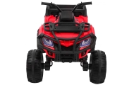 Quad XL ATV 2,4GHz na akumulator dla dzieci Czerwony + Pilot + Napęd 4x4 + Bagażnik + Wolny Start + EVA + Audio LED