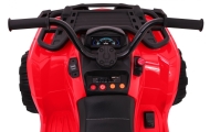 Quad XL ATV 2,4GHz na akumulator dla dzieci Czerwony + Pilot + Napęd 4x4 + Bagażnik + Wolny Start + EVA + Audio LED