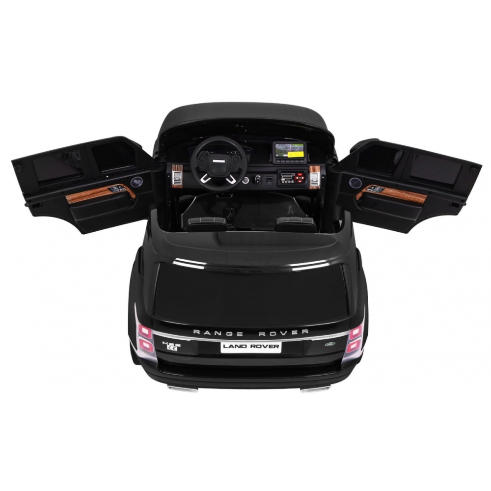 Dvivietis elektromobilis Range Rover HSE, Black-Elektromobiliai vaikams, Visureigiai-e-vaikas