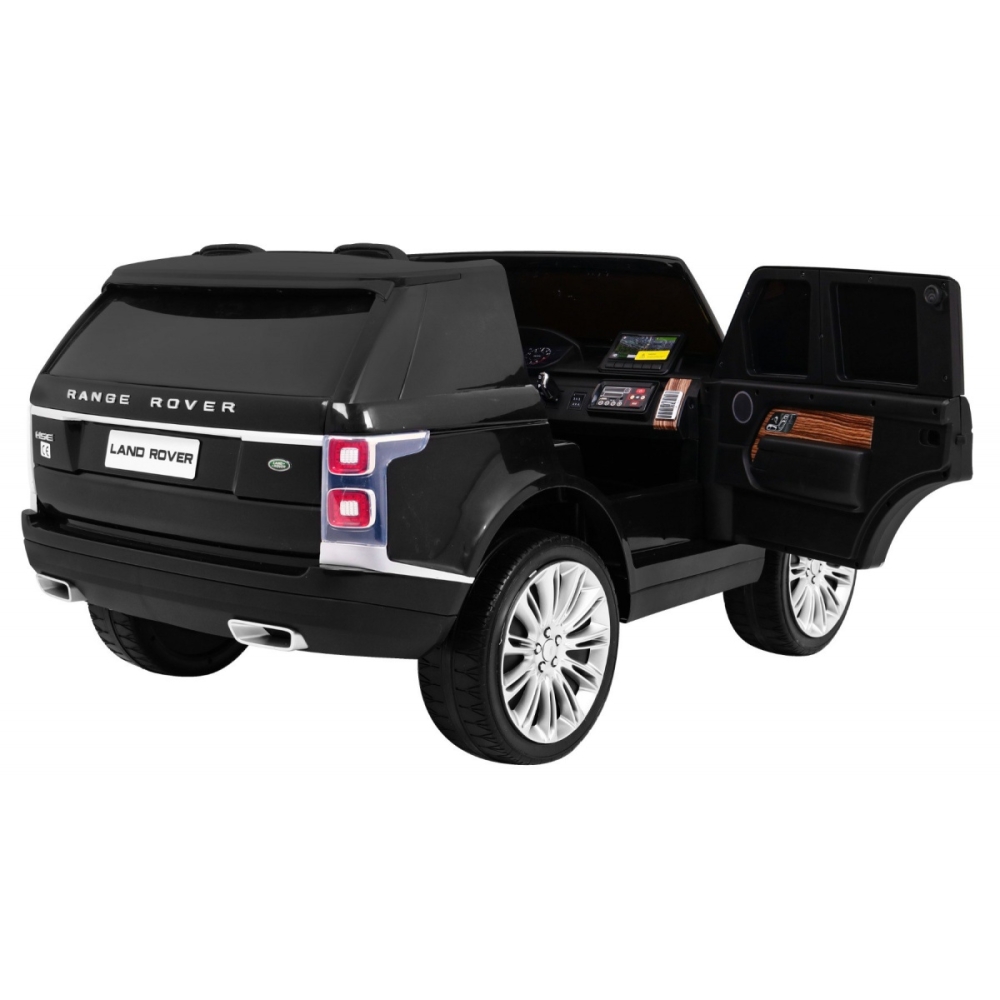 Dvivietis elektromobilis Range Rover HSE, Black-Elektromobiliai vaikams, Visureigiai-e-vaikas