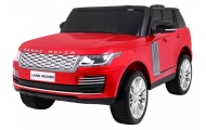 Range Rover HSE Lakierowane Autko dla 2 dzieci Czerwony SUV + Pilot + Panel audio