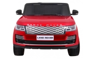 „Range Rover HSE“ dažytas žaislinis automobilis dviem vaikams, raudonas visureigis + nuotolinio valdymo pultas + garso pultas-El