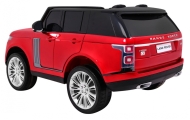 Range Rover HSE Lakierowane Autko dla 2 dzieci Czerwony SUV + Pilot + Panel audio