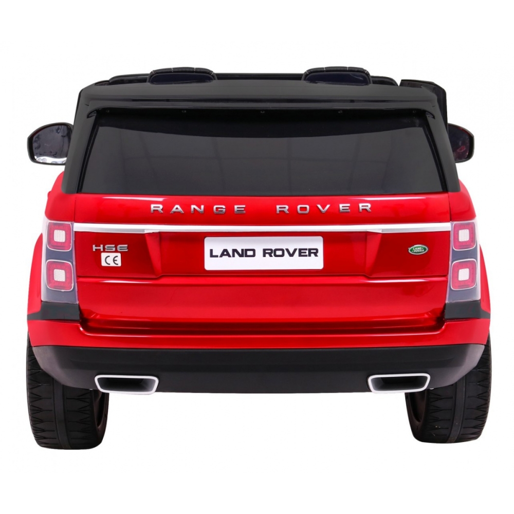 Elektromobilis Range Rover HSE, lakuotas raudonas-Elektromobiliai vaikams, Visureigiai-e-vaikas