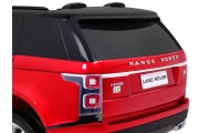 „Range Rover HSE“ dažytas žaislinis automobilis dviem vaikams, raudonas visureigis + nuotolinio valdymo pultas + garso pultas-El