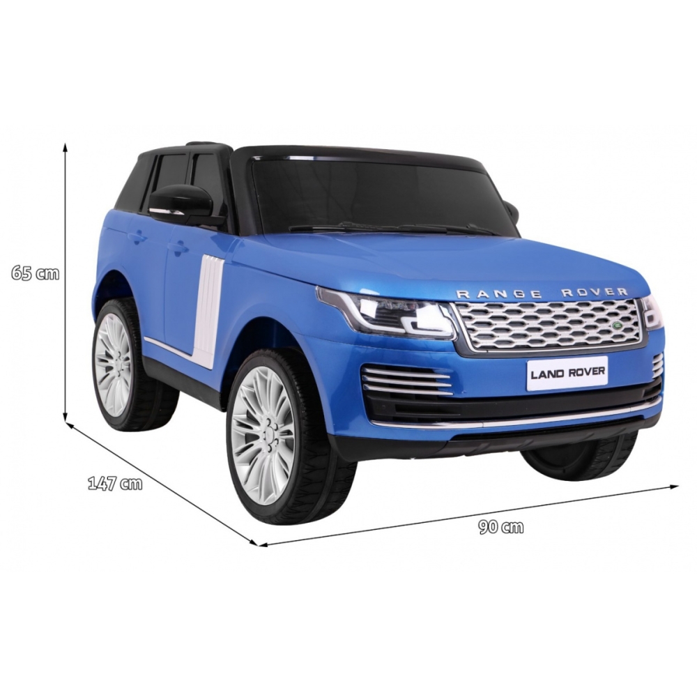 Elektromobilis Range Rover HSE, lakuotas mėlynas-Elektromobiliai vaikams, Visureigiai-e-vaikas