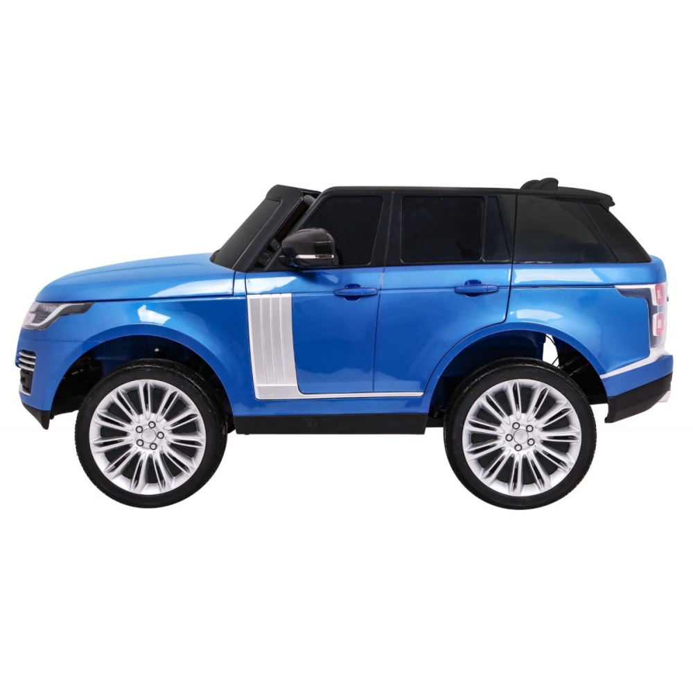 Elektromobilis Range Rover HSE, lakuotas mėlynas-Elektromobiliai vaikams, Visureigiai-e-vaikas