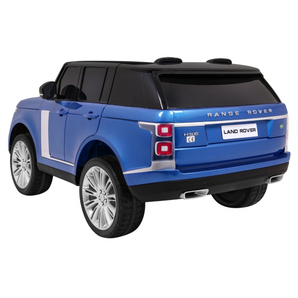 Elektromobilis Range Rover HSE, lakuotas mėlynas-Elektromobiliai vaikams, Visureigiai-e-vaikas