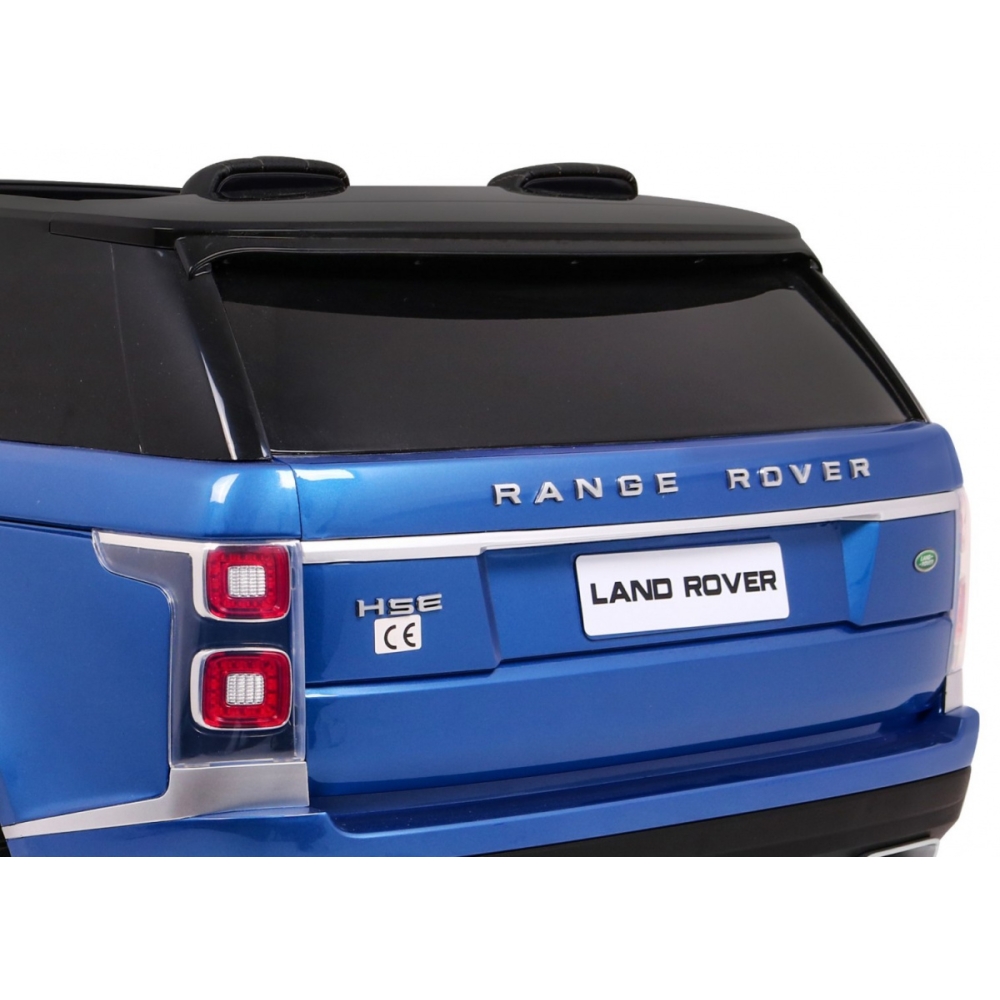 Elektromobilis Range Rover HSE, lakuotas mėlynas-Elektromobiliai vaikams, Visureigiai-e-vaikas