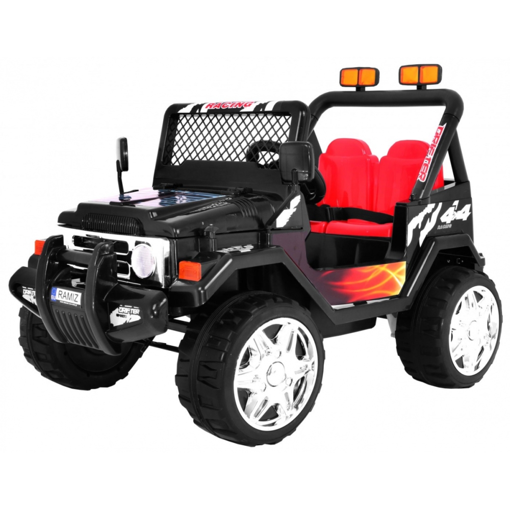Elektromobilis Raptor Drifter, Black-Elektromobiliai vaikams, Visureigiai-e-vaikas