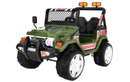 Terenowy Raptor Drifter na akumulator dla dzieci Zielony + Pilot + Wolny Start + EVA + Dźwięki Światła