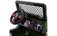 Terenowy Raptor Drifter na akumulator dla dzieci Zielony + Pilot + Wolny Start + EVA + Dźwięki Światła