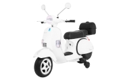Elektrinis motoroleris vaikams Vespa, White-Elektromobiliai vaikams, Motociklai-e-vaikas