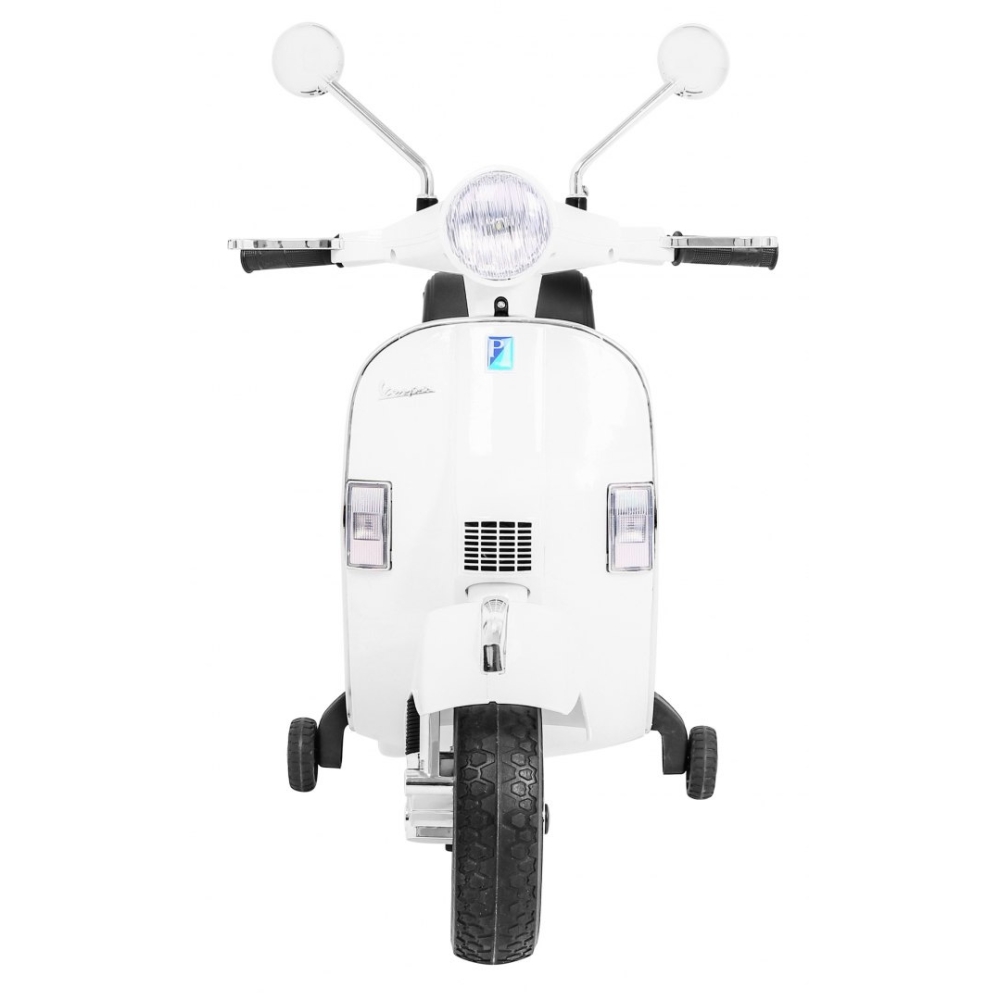 Elektrinis motoroleris vaikams Vespa, White-Elektromobiliai vaikams, Motociklai-e-vaikas