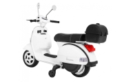 Elektrinis motoroleris vaikams Vespa, White-Elektromobiliai vaikams, Motociklai-e-vaikas