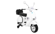 Elektrinis motoroleris vaikams Vespa, White-Elektromobiliai vaikams, Motociklai-e-vaikas