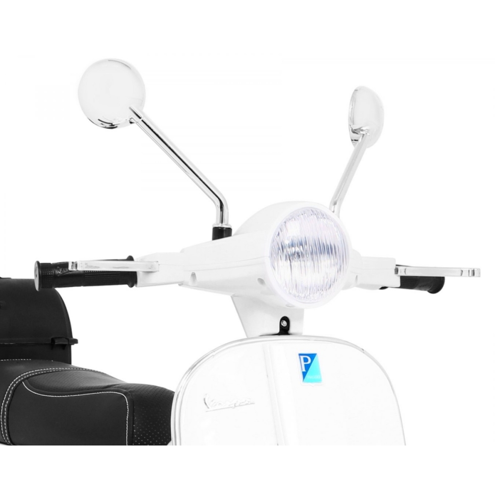 Elektrinis motoroleris vaikams Vespa, White-Elektromobiliai vaikams, Motociklai-e-vaikas