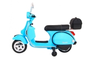 Elektrinis motoroleris vaikams Vespa, Blue-Elektromobiliai vaikams, Motociklai-e-vaikas